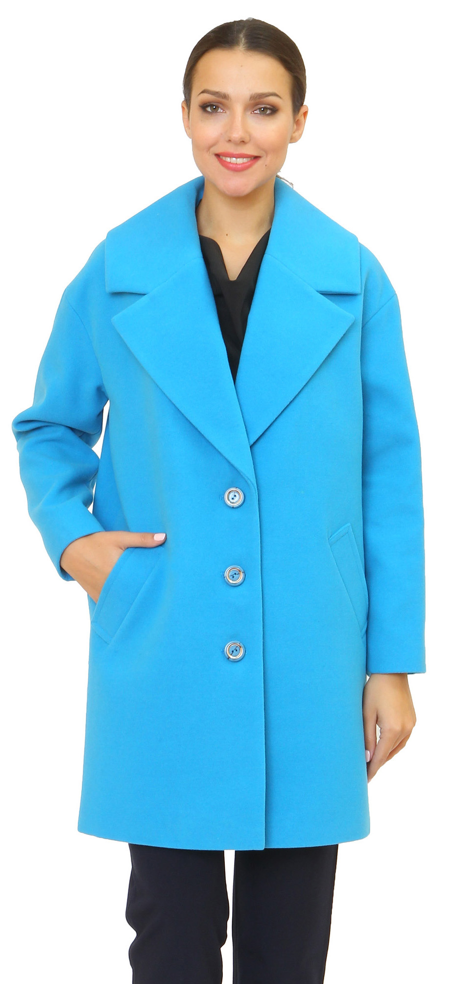Голубое пальто